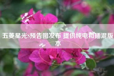 五菱星光S预告图发布 提供纯电和插混版本