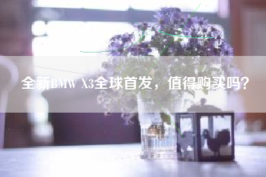 全新BMW X3全球首发，值得购买吗？
