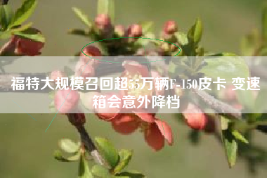 福特大规模召回超55万辆F-150皮卡 变速箱会意外降档